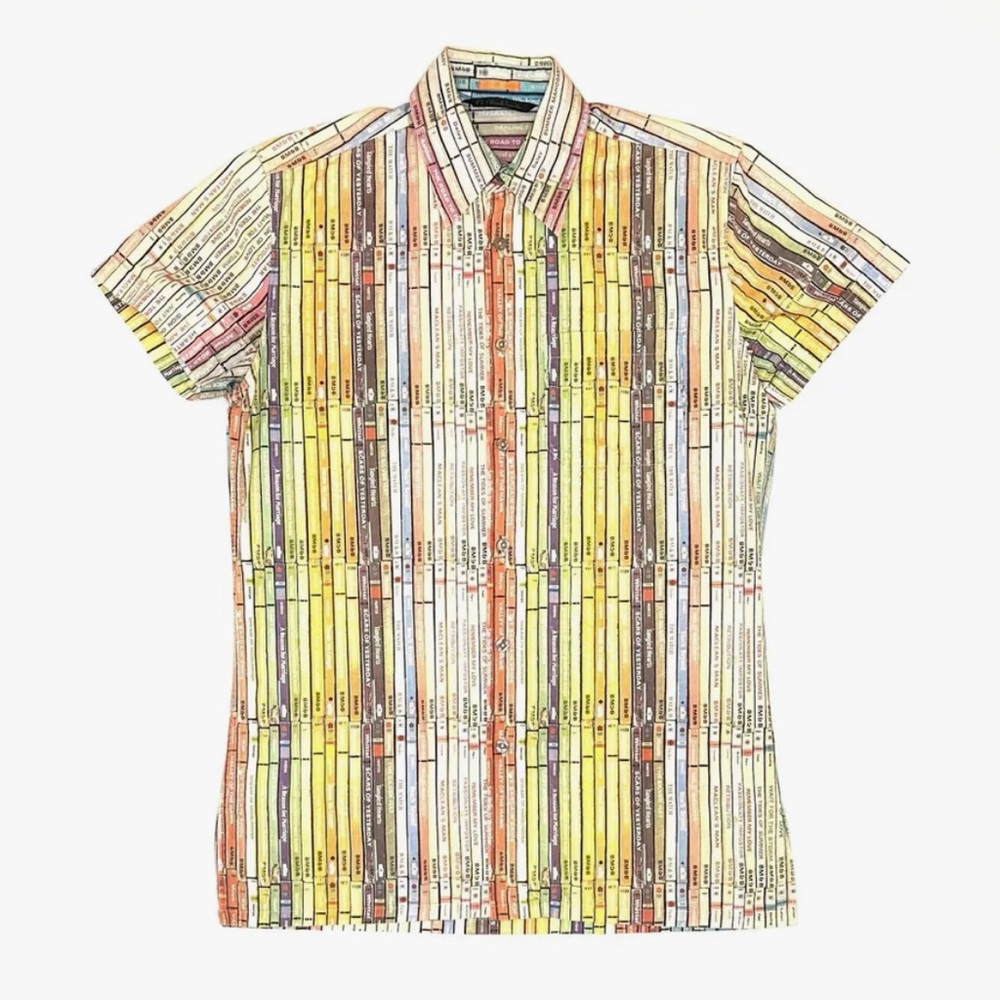 paul smith button down shirt - bookshelf print
